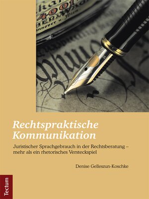 cover image of Rechtspraktische Kommunikation